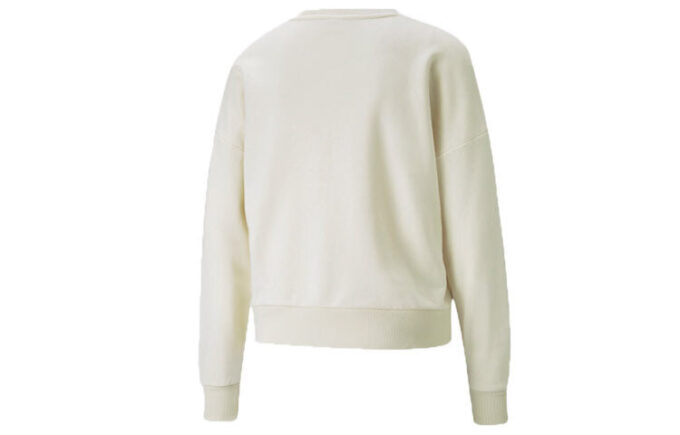 (WMNS) Classics Logo Print Rundhalset Genser Elfenben