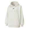 (WMNS) Classics Oversized Logo Print Plus Fleece Keep Warm Hettegenser Grå