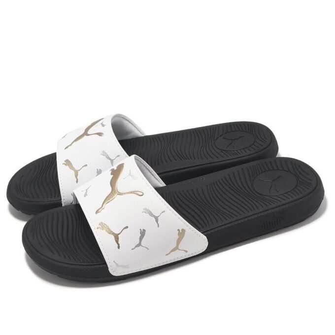 (WMNS) Cool Cat 2.0 Slides «Toss White Team Gold»