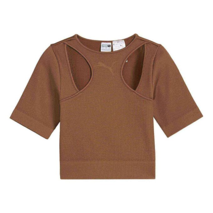 (WMNS) Dare To Muted Motion T-skjorte «Brun»