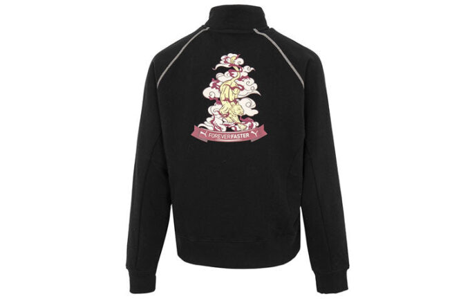 (WMNS) Das Cc Graphic Half-Zip Genser «Svart»