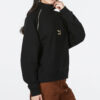 (WMNS) Das Cc Graphic Half-Zip Genser «Svart»
