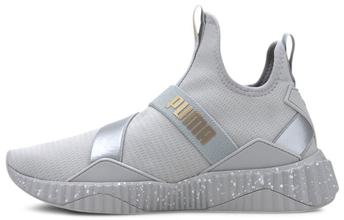 (WMNS) Defy Mid Metal «High Rise Silver»