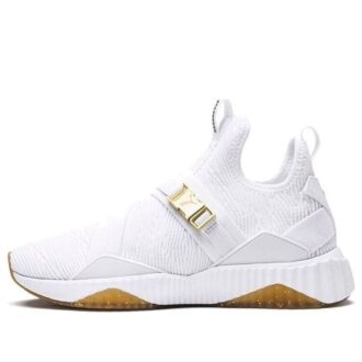 (WMNS) Defy Varsity Mid «Hvit Metallisk Gull»