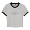 (WMNS) DOWNTOWN Graphic Baby T-skjorte «Grå»