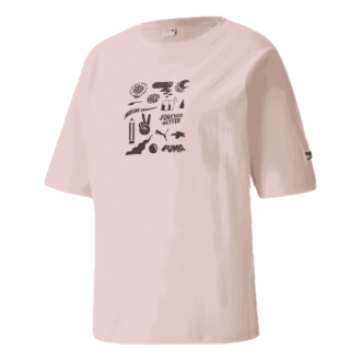 (WMNS) DOWNTOWN GRAPHIC-t-skjorte