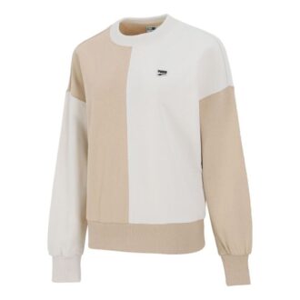 (WMNS) Downtown Oversized Genser med rund hals Elfenben