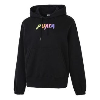 (WMNS) Downtown Printing Logo Hettegenser Svart