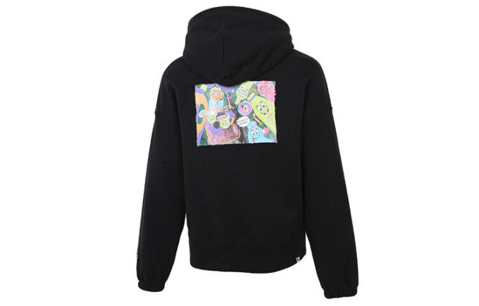 (WMNS) Downtown Printing Logo Hettegenser Svart
