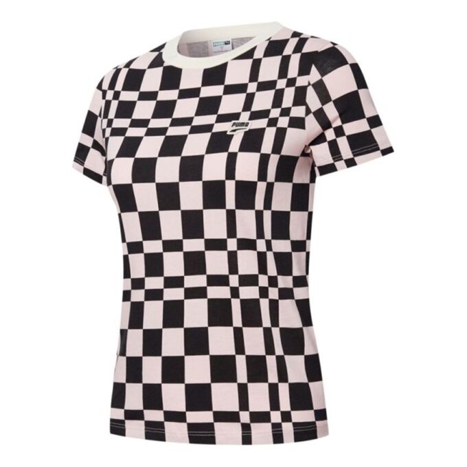 (WMNS) Downtown Rundhalset Rosa/Rød