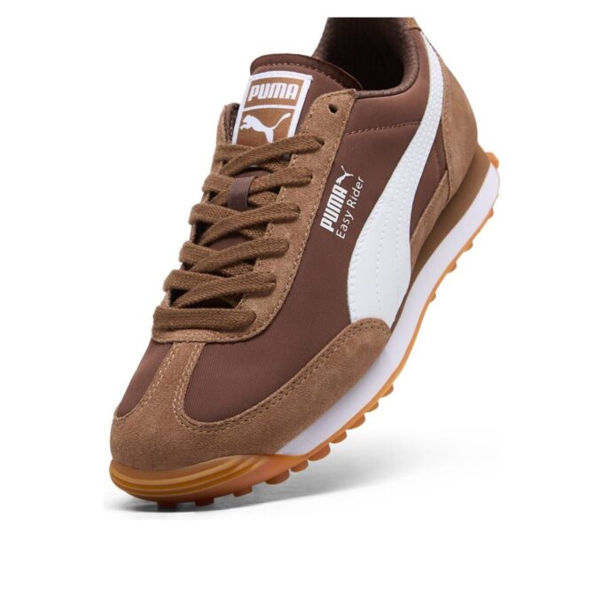 (WMNS) Easy Rider semsket skinn og nylon «Haute Coffee White Espresso Brown»