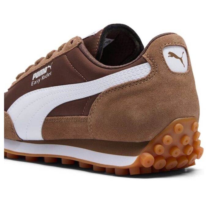 (WMNS) Easy Rider semsket skinn og nylon «Haute Coffee White Espresso Brown»