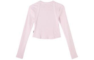 (WMNS) Ensfarget T-skjorte med lange ermer «Rosa»