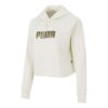 (WMNS) Essential Metallic Cropped Hettegenser «Beige»