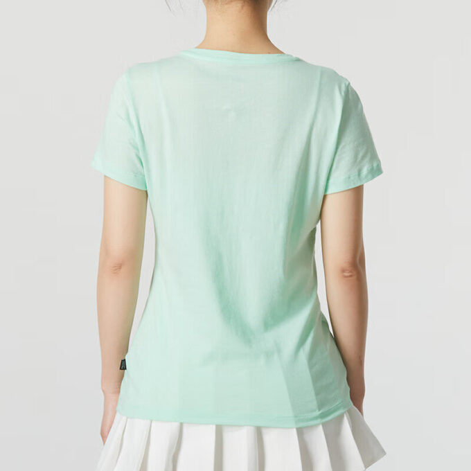 (WMNS) Essentials Logo T-skjorte «Grønn Sølv»