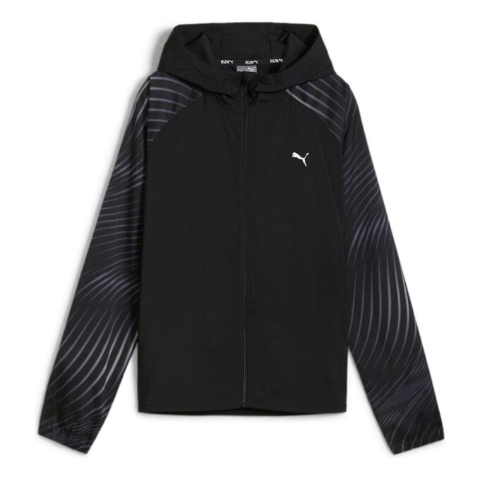 (WMNS) Favorite Velocity Printed Woven Running Jacket «Svart»