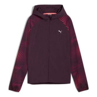(WMNS) Favoritt Velocity Printed Woven Running Jacket «Midnight Plum»