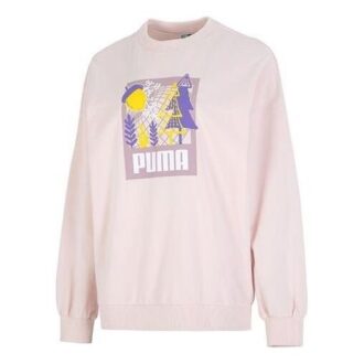 (WMNS) FF Bubble Sleeve Crew Neck Genser «Rosa»