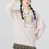 (WMNS) FF Bubble Sleeve Crew Neck Genser «Rosa»