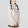 (WMNS) FF Bubble Sleeve Crew Neck Genser «Rosa»