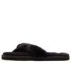 (WMNS) Fluff Flip Slide «Black Team Gold»