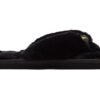 (WMNS) Fluff Flip Slide «Black Team Gold»