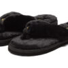 (WMNS) Fluff Flip Slide «Black Team Gold»