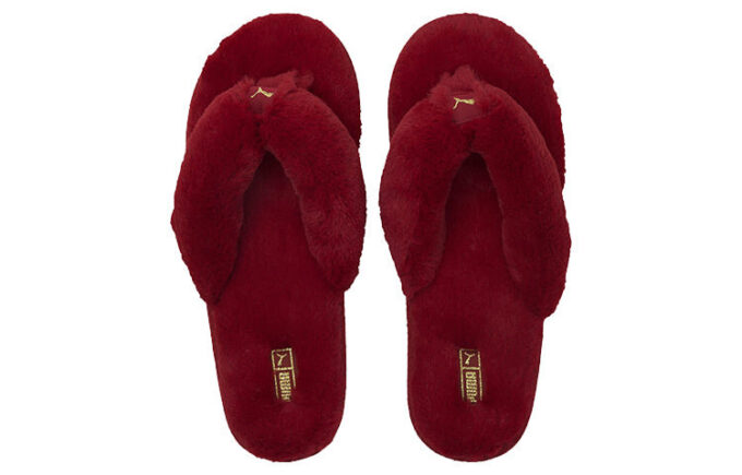 (WMNS) Fluff Flip Slides «Persian Red Team Gold»