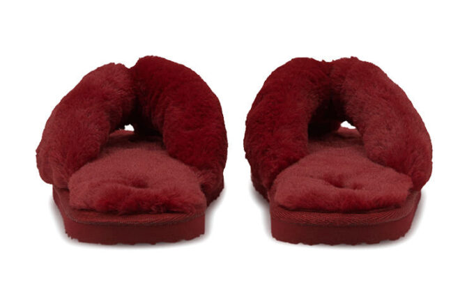 (WMNS) Fluff Flip Slides «Persian Red Team Gold»