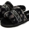 (WMNS) Fluff Remix Animal BX «Svartgrå»