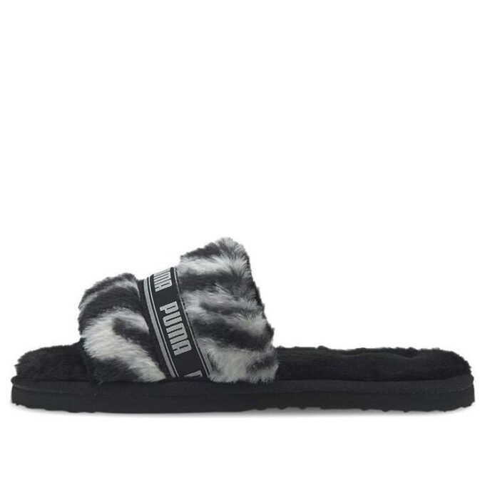 (WMNS) Fluff Slide «Wild – Svart»