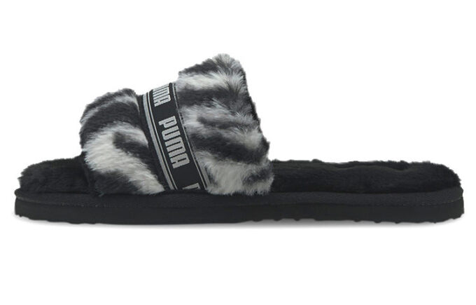 (WMNS) Fluff Slide «Wild – Svart»