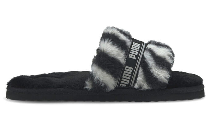 (WMNS) Fluff Slide «Wild – Svart»