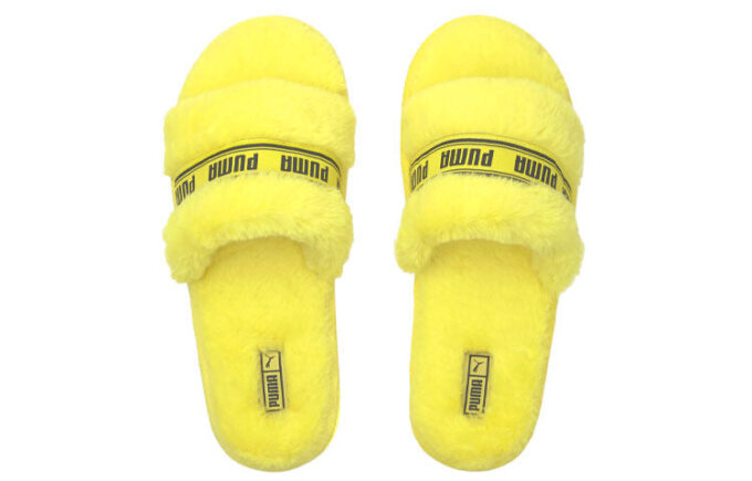 (WMNS) Fluff Slides «Fluo Yellow»
