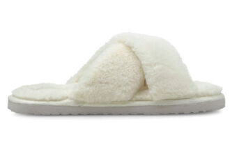 (WMNS) Fluff X Strap Slide «Whisper White»