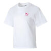 (WMNS) Grafisk Casual T-skjorte «Hvit Rosa»