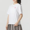 (WMNS) Grafisk Casual T-skjorte «Hvit Rosa»