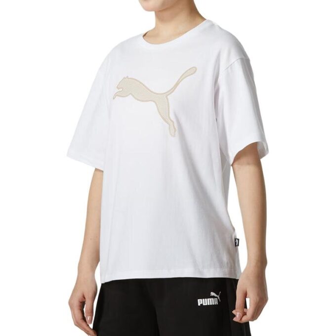 (WMNS) Grafisk Sport T-skjorte «Hvit Beige»