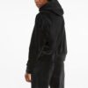 (WMNS) Hennes velour-hettegenser «Svart»