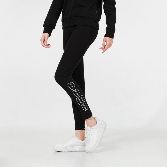(WMNS) Holiday Leggings Logo Sports Treningsbukser Svart