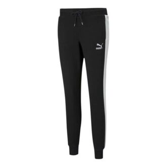 (WMNS) Iconic T7 Brodert Logo Joggebukse Svart