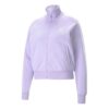 (WMNS) Iconic T7 Brodert Logo Stand-up Krage Jakke Lilla