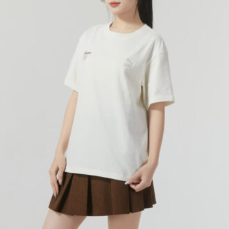 (WMNS) Klassisk bomulls-T-skjorte «Beige»