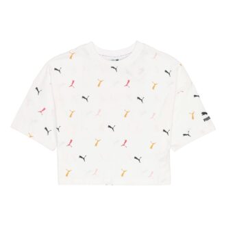 (WMNS) KLASSISK GRAFIKK AOP BOYFRIEND-T-skjorte