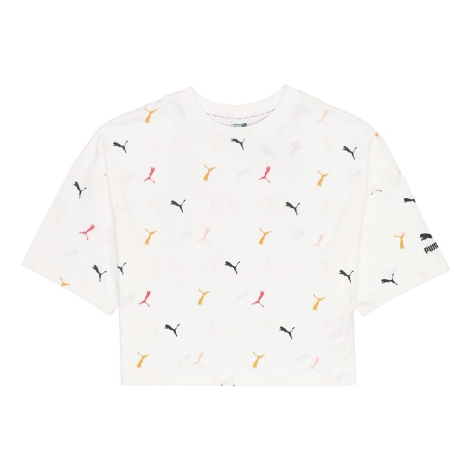 (WMNS) KLASSISK GRAFIKK AOP BOYFRIEND-T-skjorte