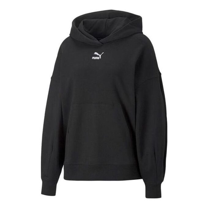 (WMNS) Klassisk oversized hettegenser TR «Svart og hvit»