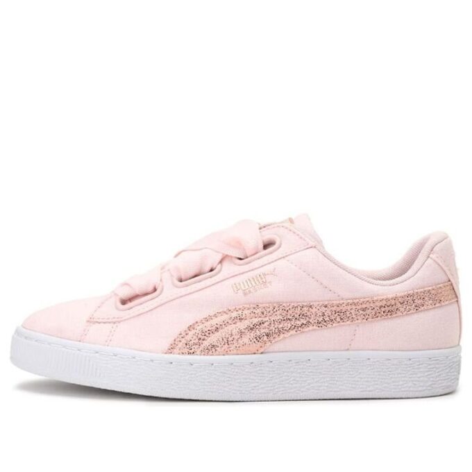 (WMNS) Kurv Hjerte Canvas &laquo;Rosa&raquo;