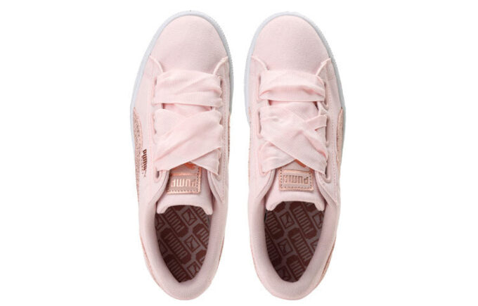 (WMNS) Kurv Hjerte Canvas &laquo;Rosa&raquo;