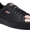 (WMNS) Kurv Platform Metallic &laquo;Svart Rosegull&raquo;