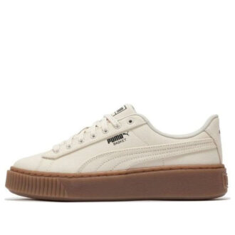 (WMNS) Kurvplattform lerret &laquo;Beige&raquo;